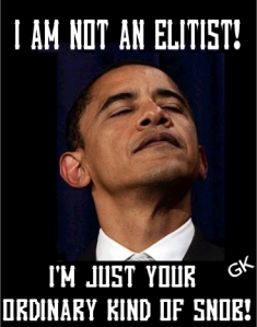 I'm "Retiring" Obama-elitist-snob